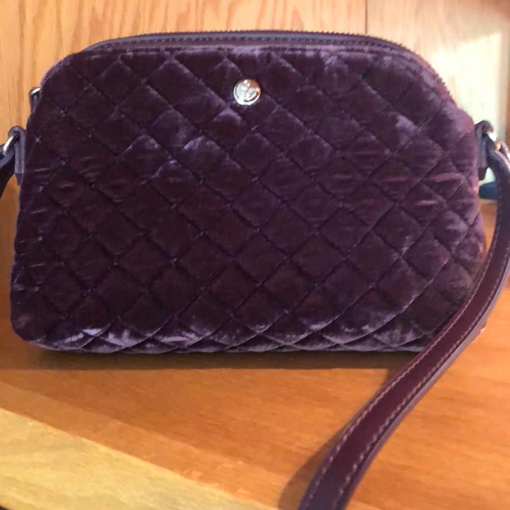 Nine West velvet crossbody
